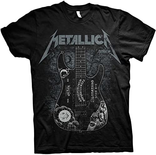 Amazon.com: Metallica EET Fuk Hetfield Guitar Men's T-Shirt (XL